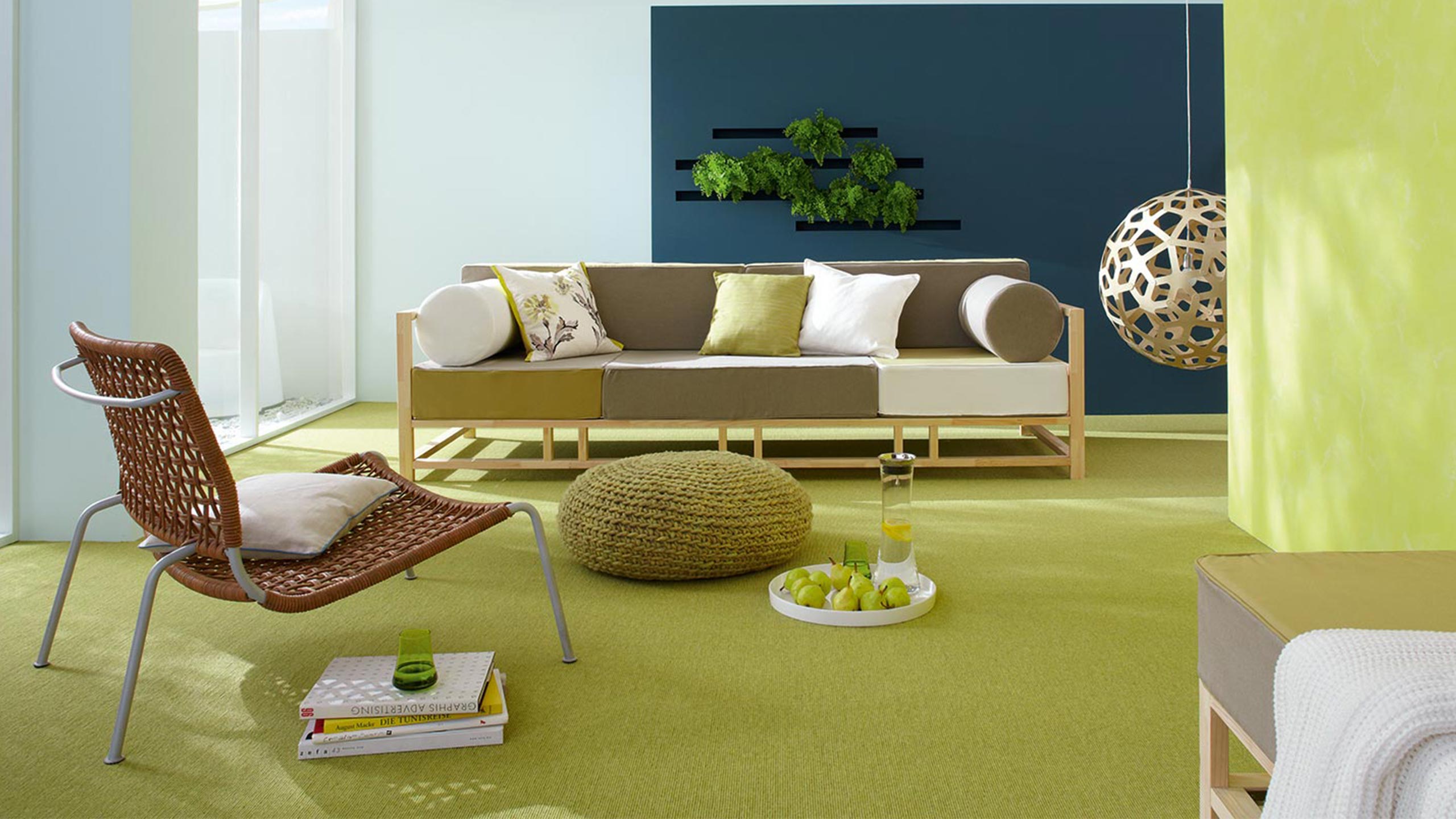 Tretford Teppich grün