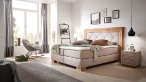 ADA Premium Castell Boxspringbett beige