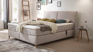 ADA Premium Hamilton Boxspringbett beige