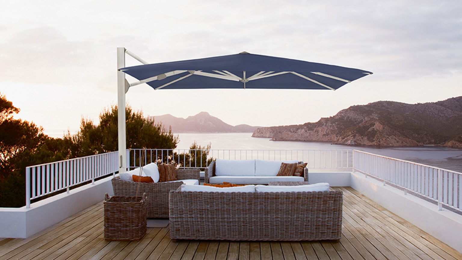 Der Sonnenschirm Bester Sonnenschutz für Balkon, Garten, Strand