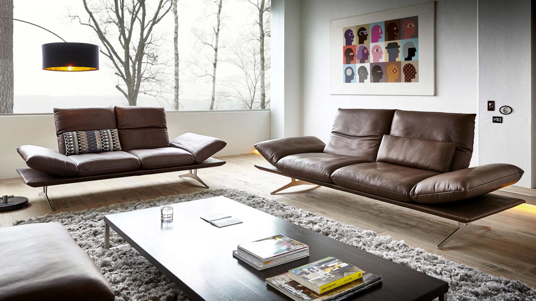 Koinor Francis konfigurieren Ecksofa oder 2,5Sitzer Sofa, mit Liege