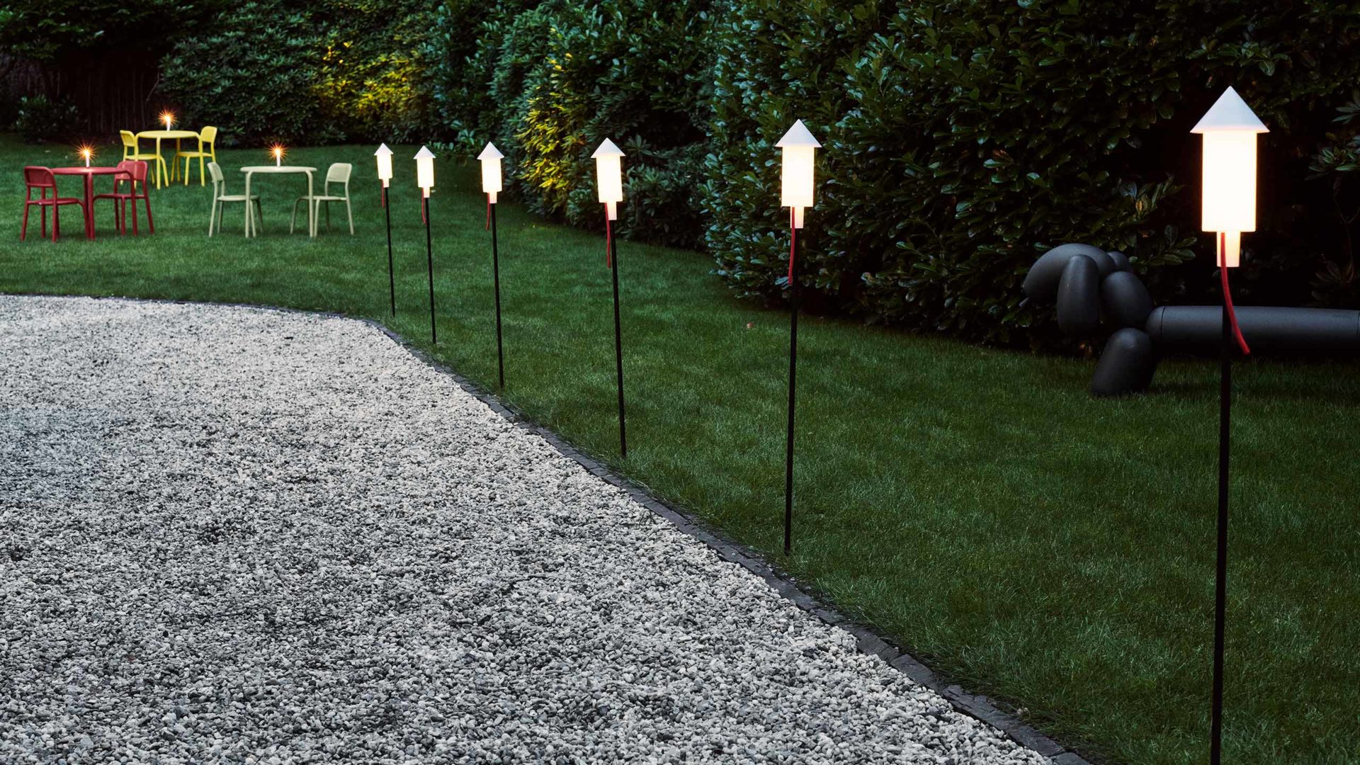 LED Lichterschlauch Beleuchtung Außen Garten Terrasse Weg