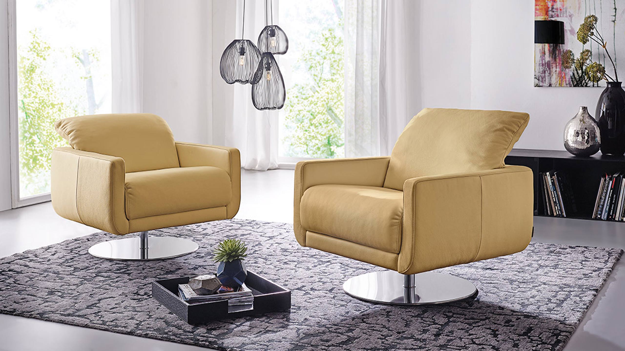 w schillig mademoiselle sessel in gelb