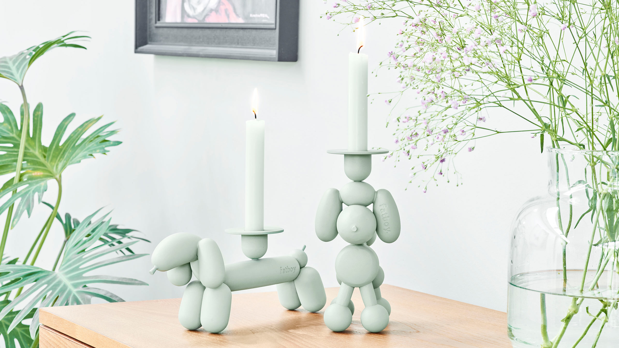 fatboy candolls kerzenständer in mint grün