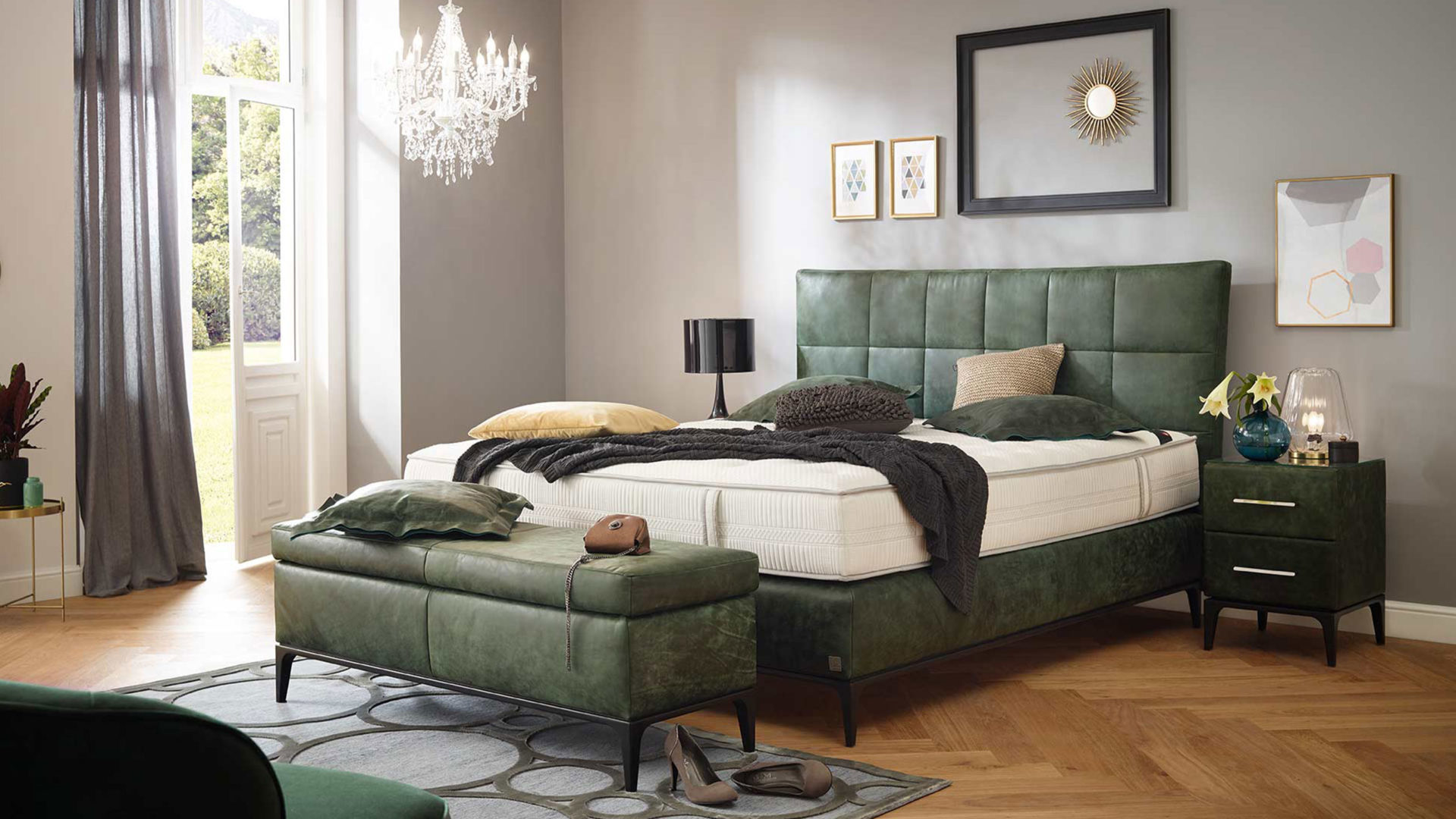 elegantes ada bett in dunklegrün