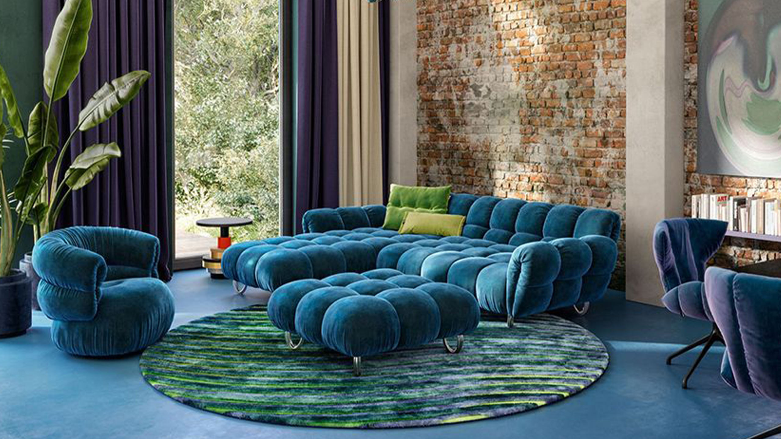 bretz balaoo big sofa in blau
