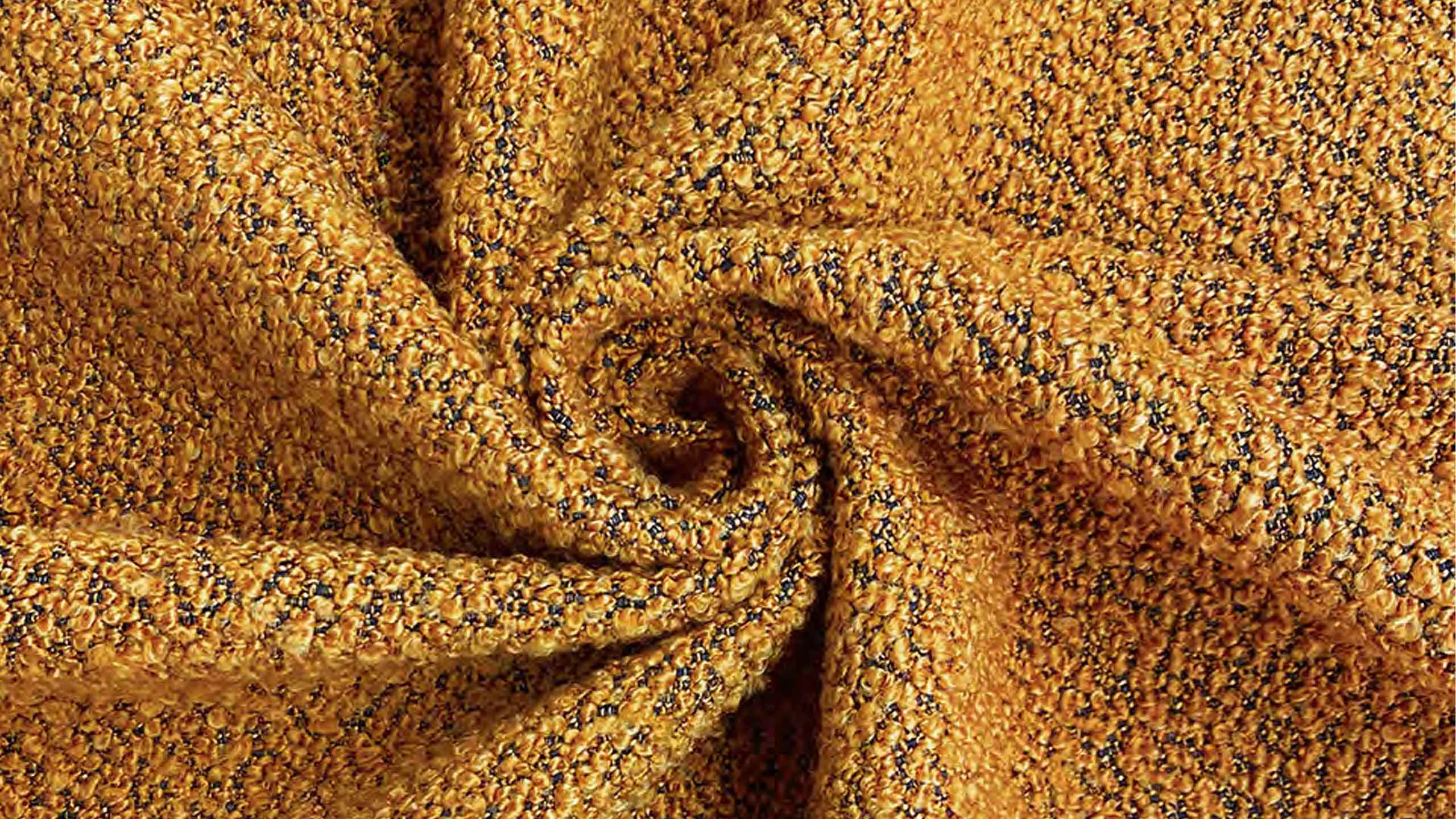 bretz boucle stoff in gelb blau