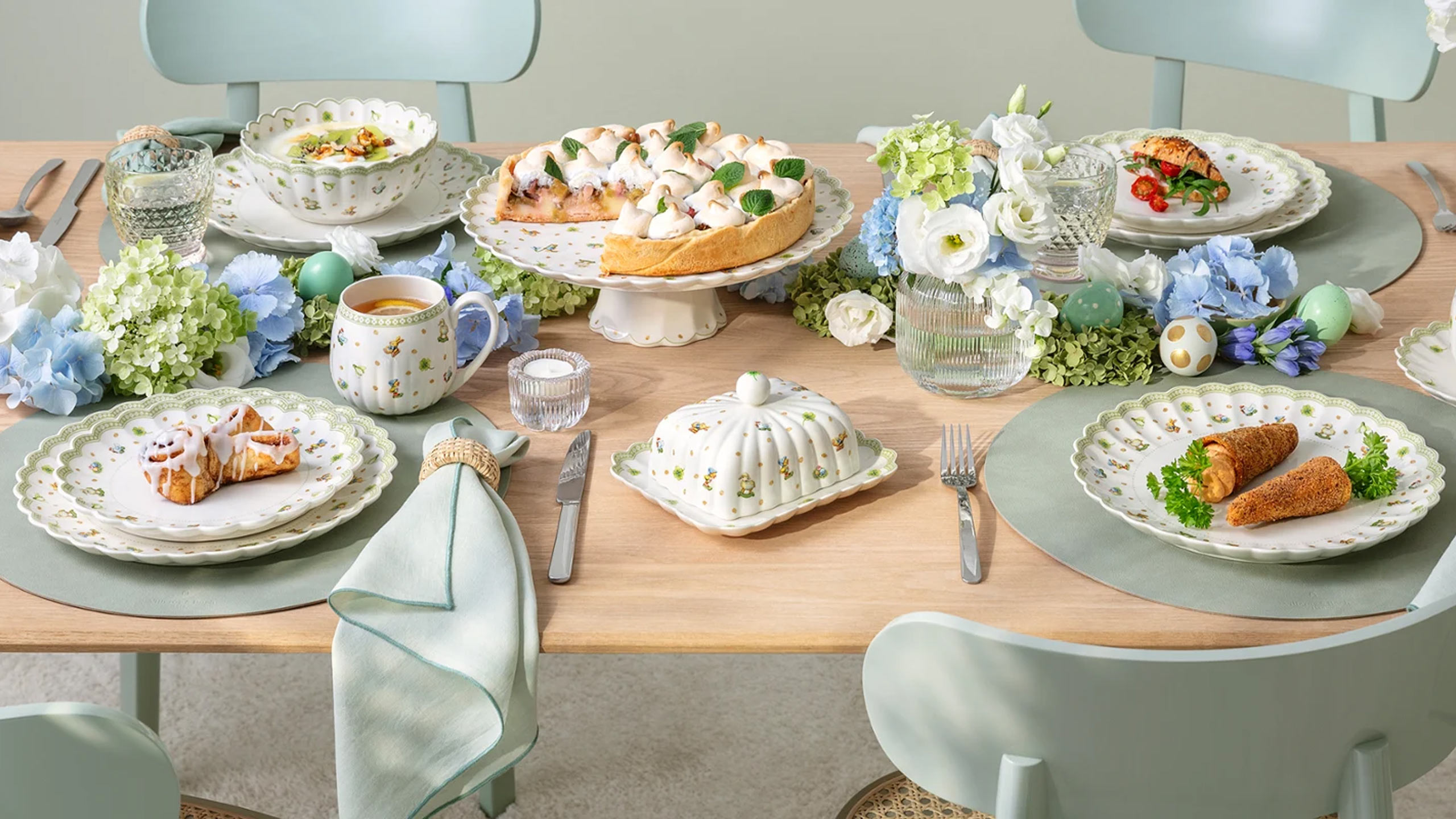 Ostertisch deko mit villeroy & boch easter delight geschirr zu ostern 2026
