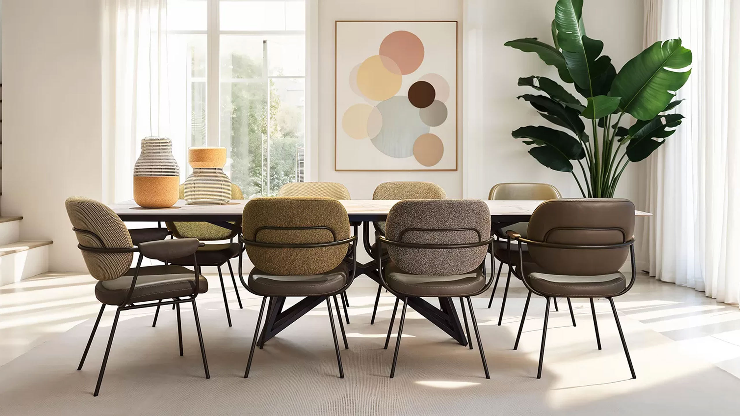 modernes esszimmer mit bert plantagie flip esszimmermöbel