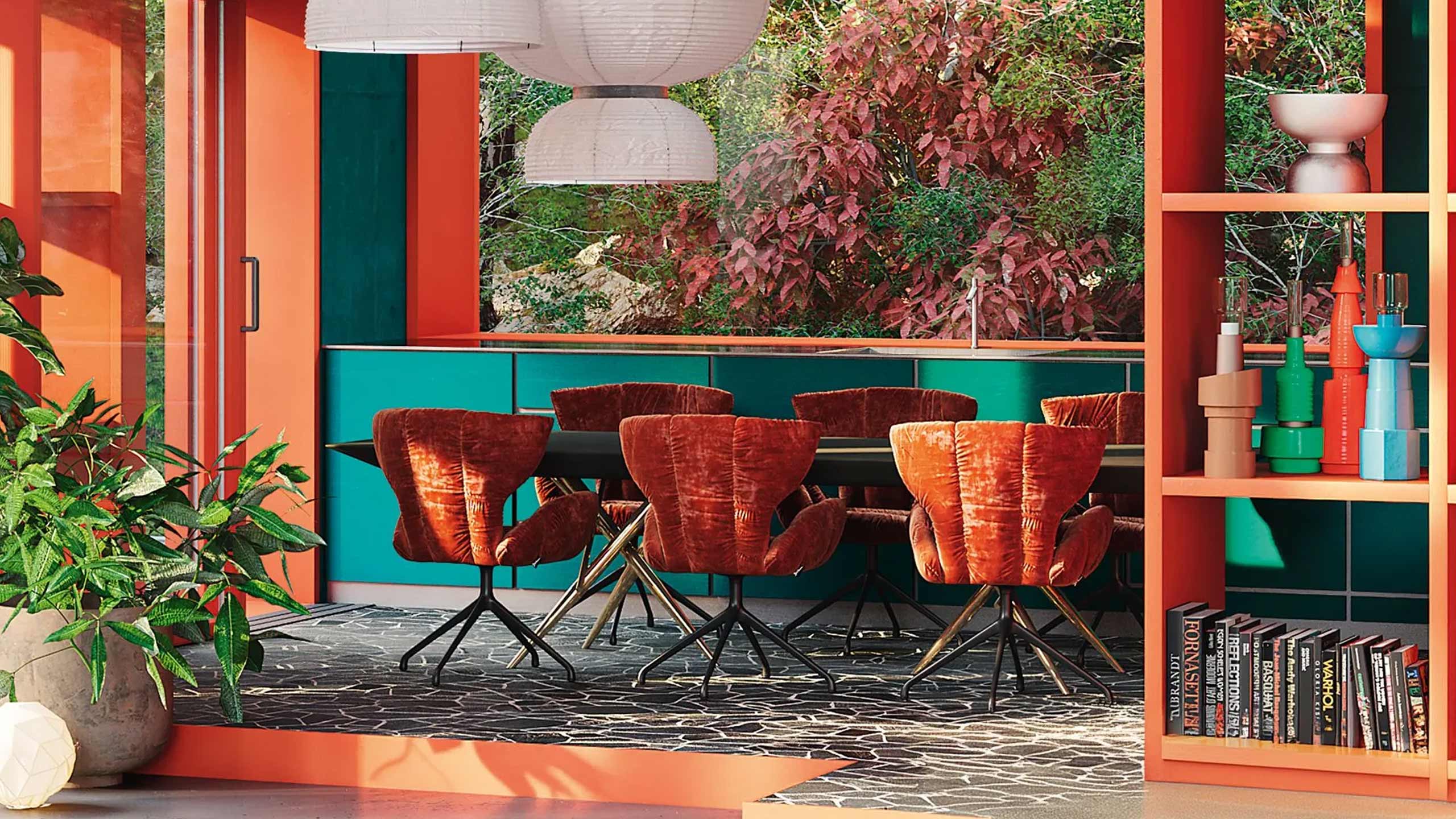 bretz cassia esszimmer in orange