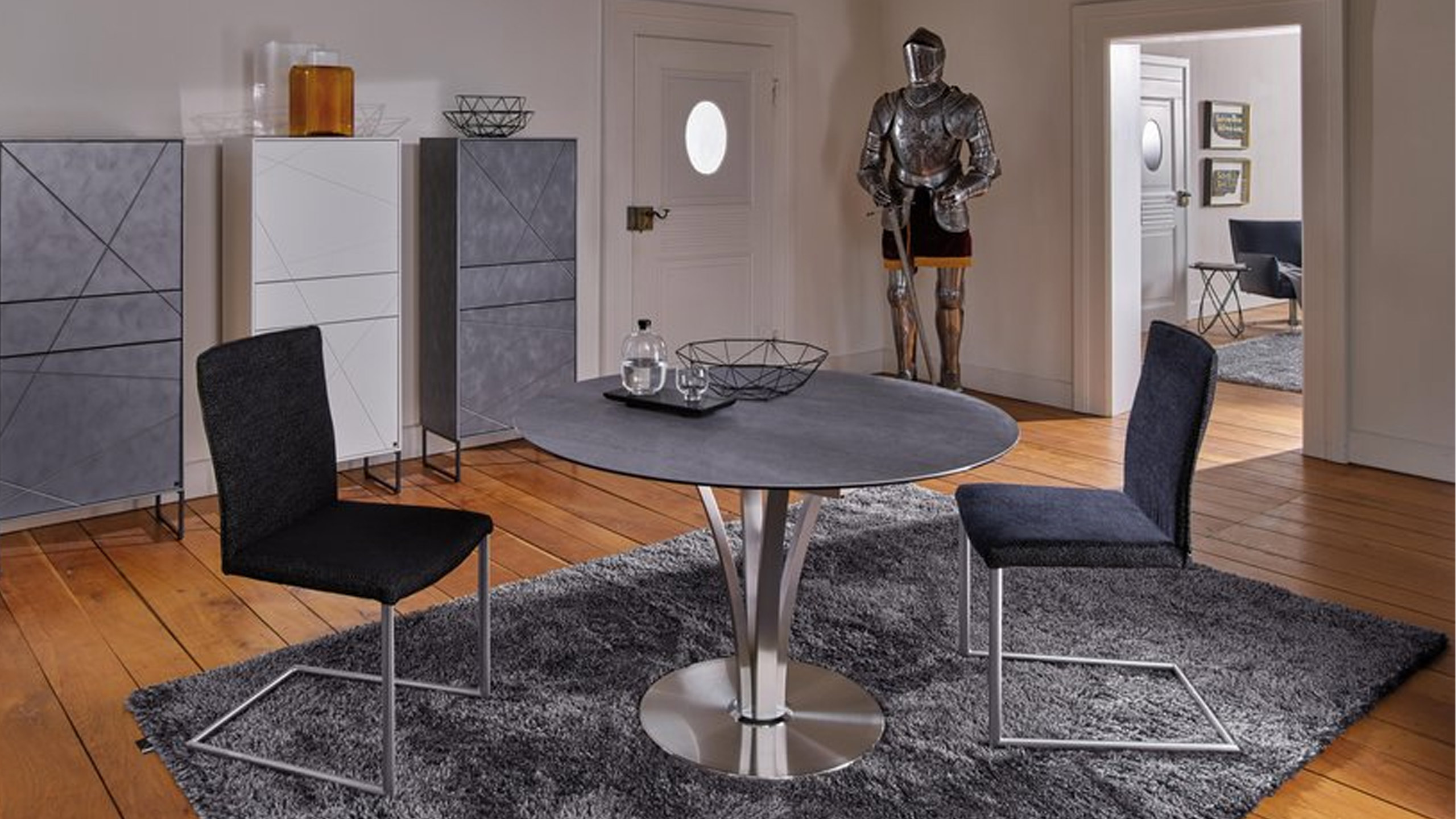 wk wohnen 860 esstisch in einem klassischen esszimmer