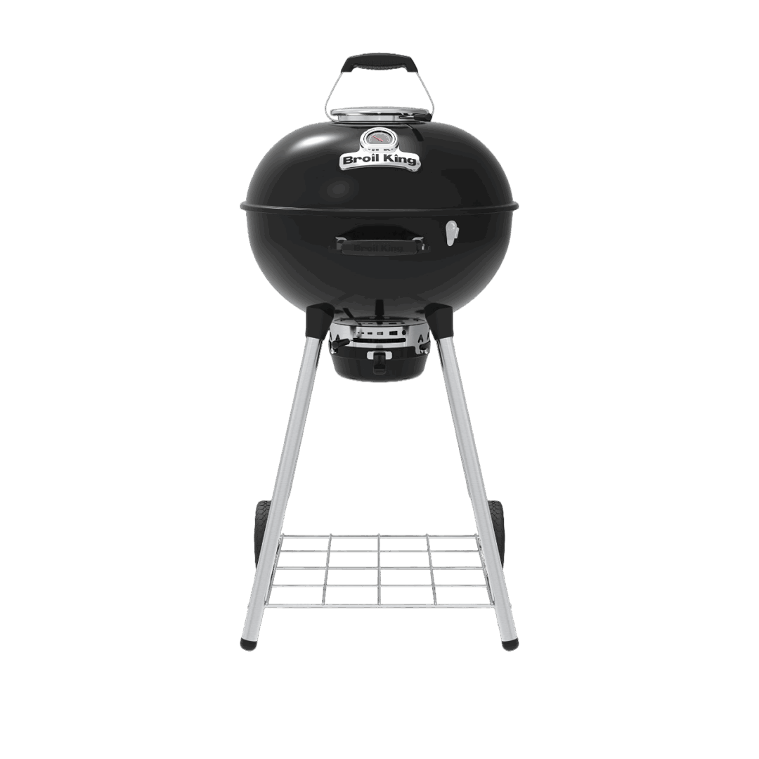 schwarzer runder Grill