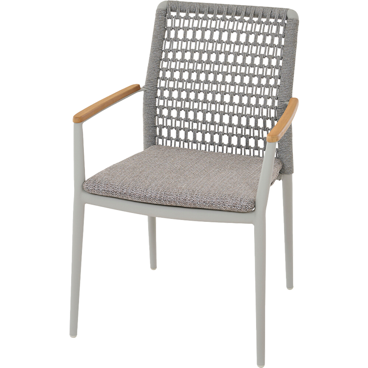 Stapelsessel in beige