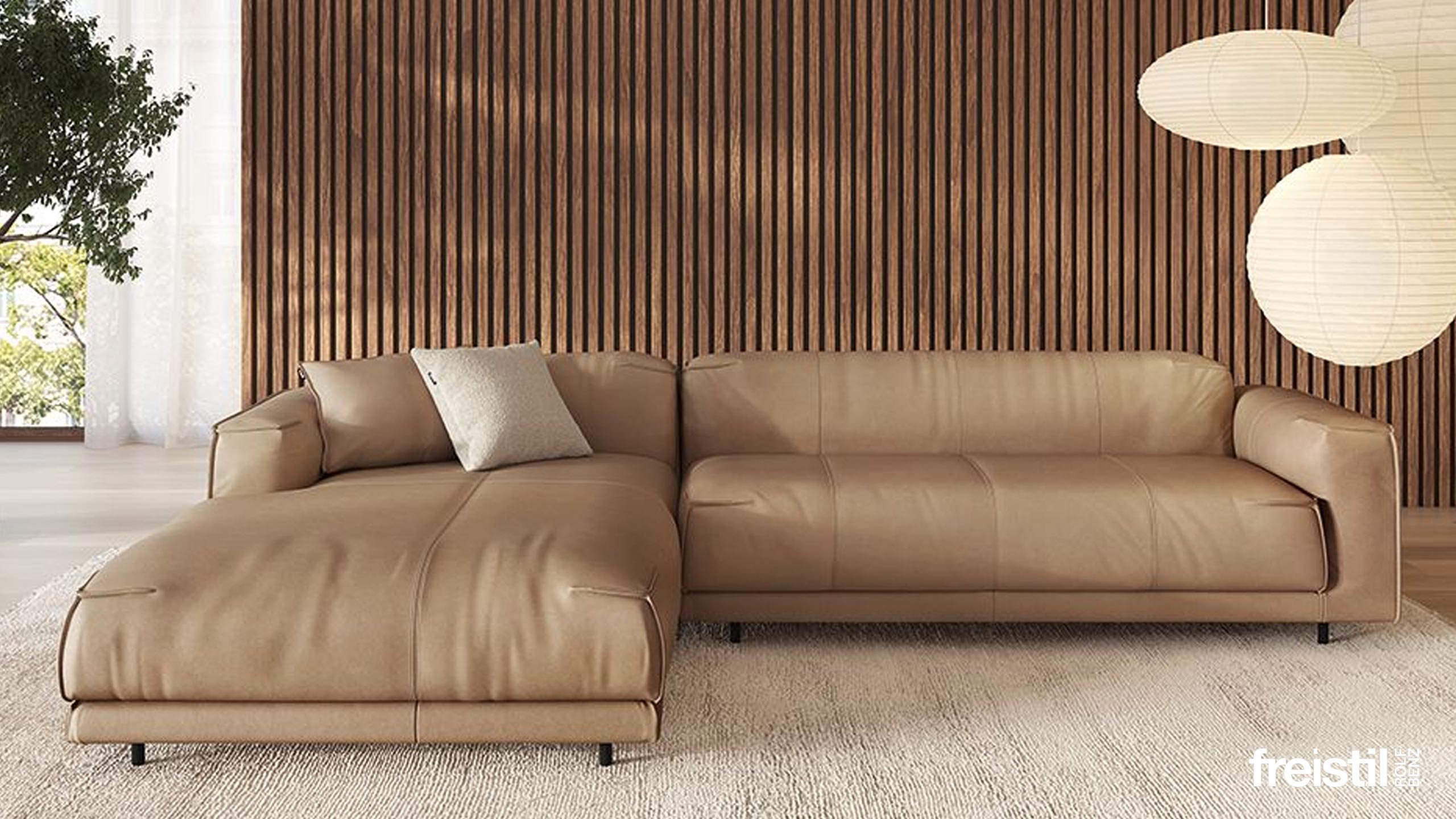 rolf benz freistil 136 sofa in braun