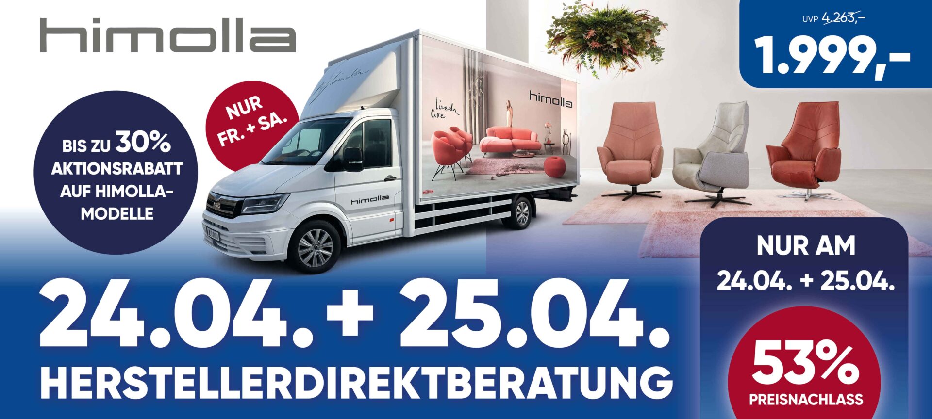 Himmola Herstellerdirektberatung am 24. und 25. April